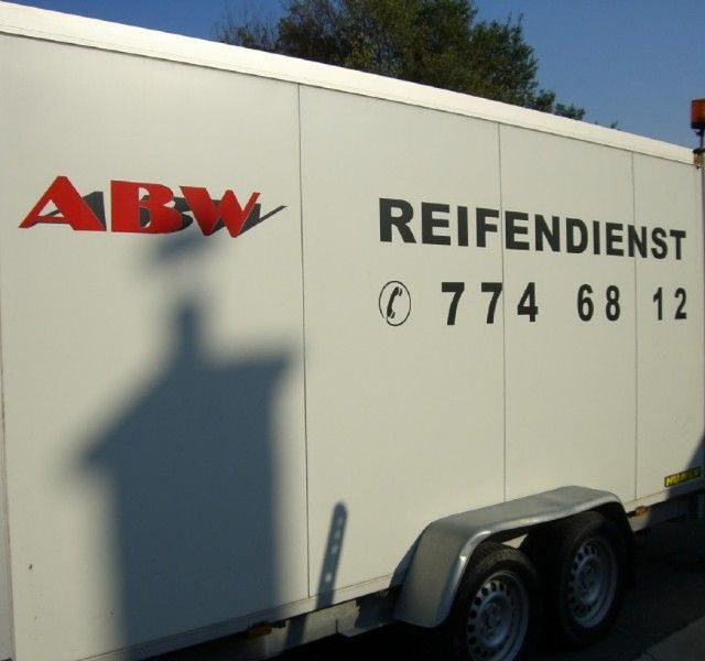 Fahrzeug von der T1 ABW Abschleppdienst GmbH